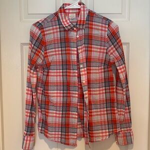 J.crew women’s button down top. Size small.